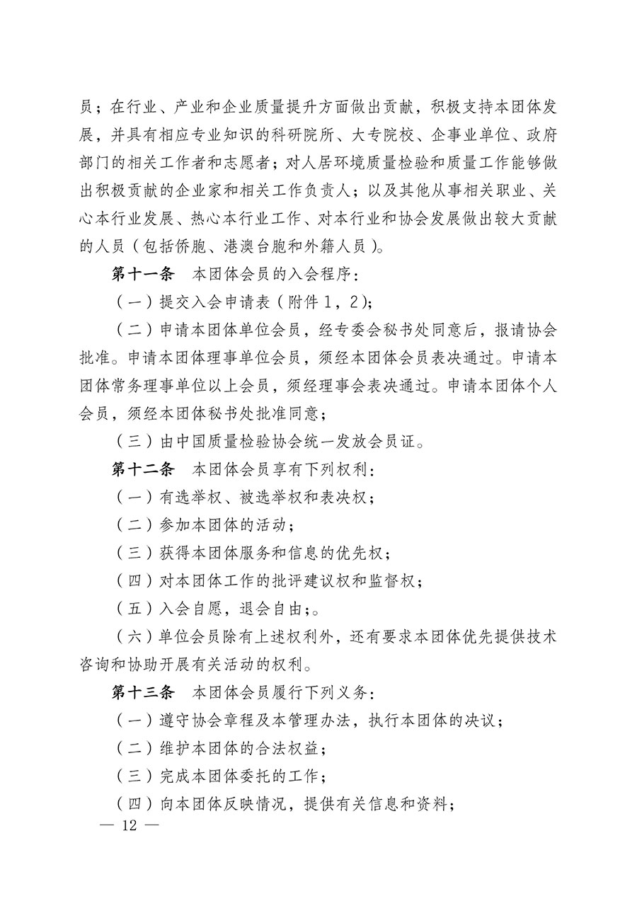 中国质量检验协会关于人居环境质量专业委员会成立大会暨第一次会员代表大会和第一届理事会相关表决结果的公告(中检办发〔2022〕66号)