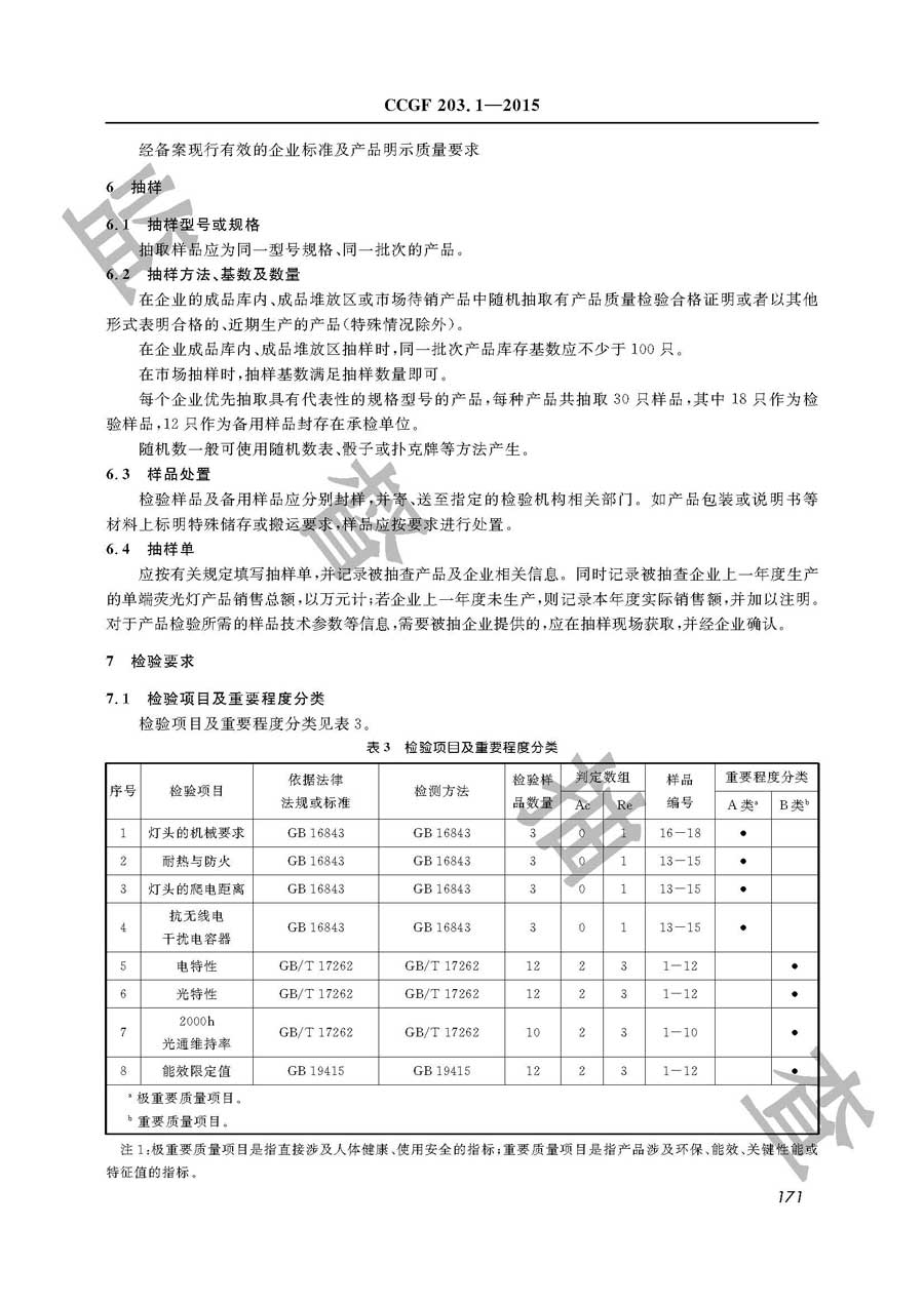 单端荧光灯产品质量雷竞技新官网实施规范