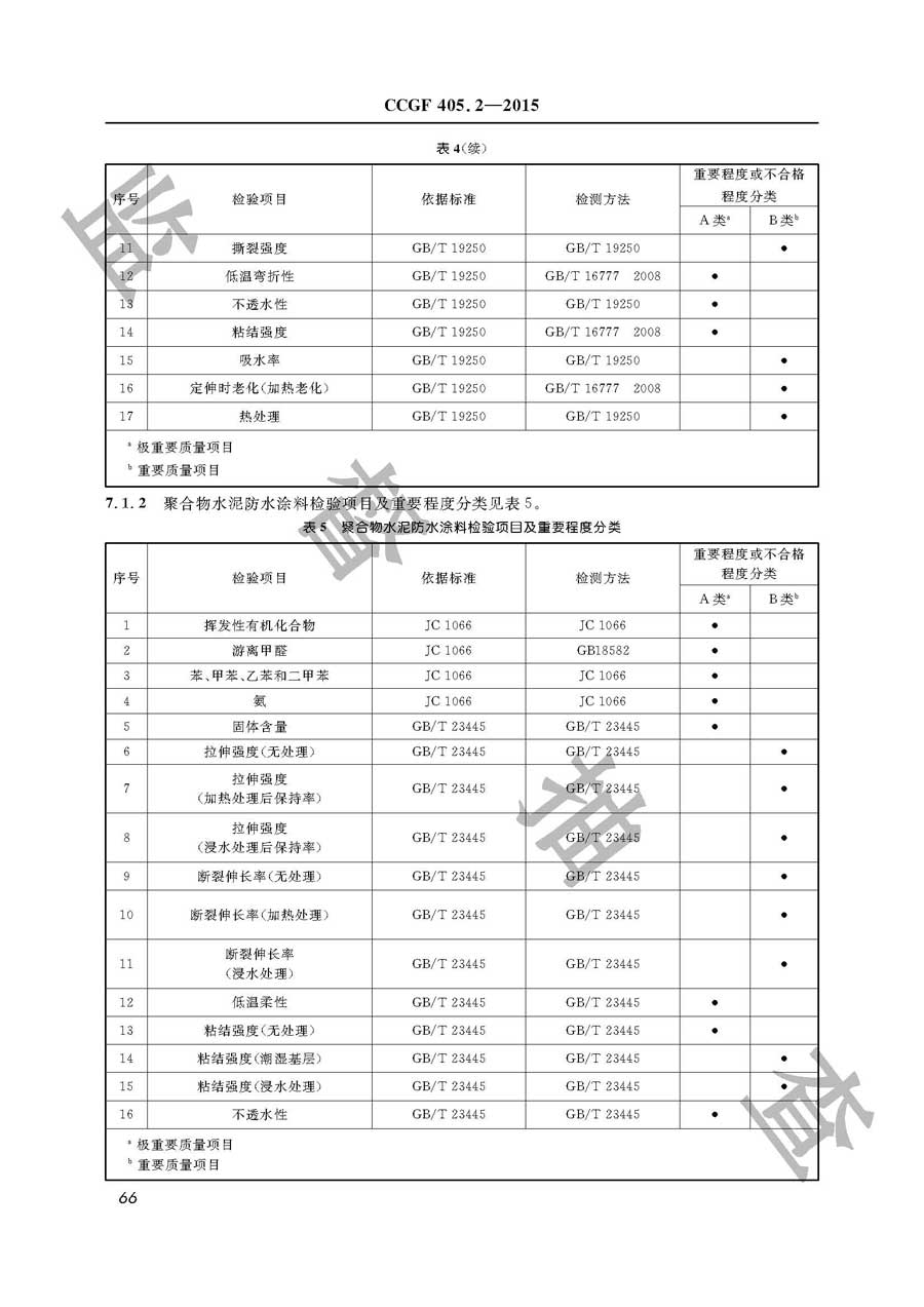 建筑防水涂料产品质量雷竞技新官网实施规范