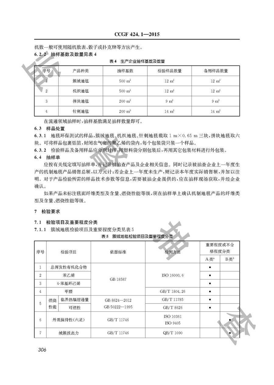 机制地毯产品质量雷竞技新官网实施规范