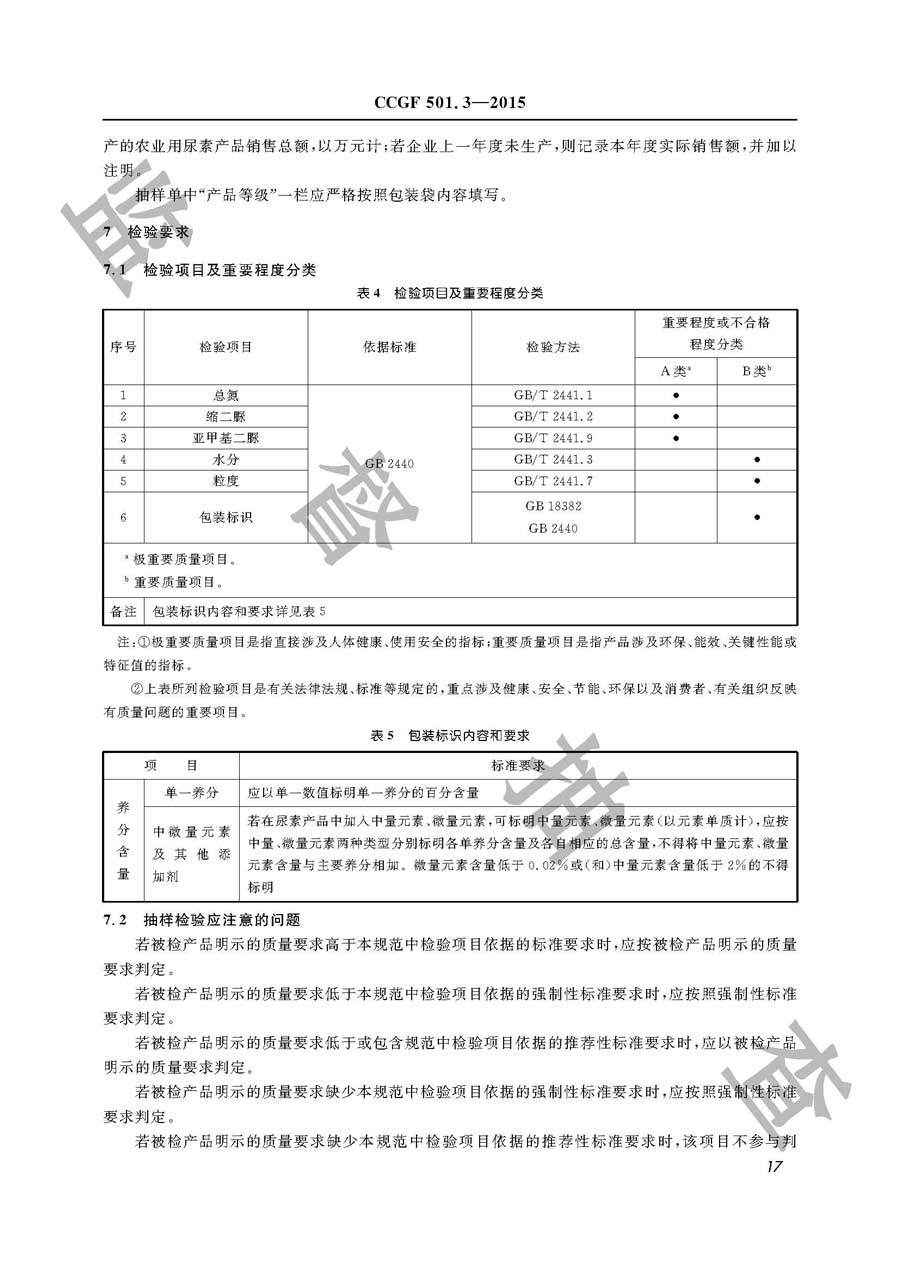 农业用尿素产品质量雷竞技新官网实施规范