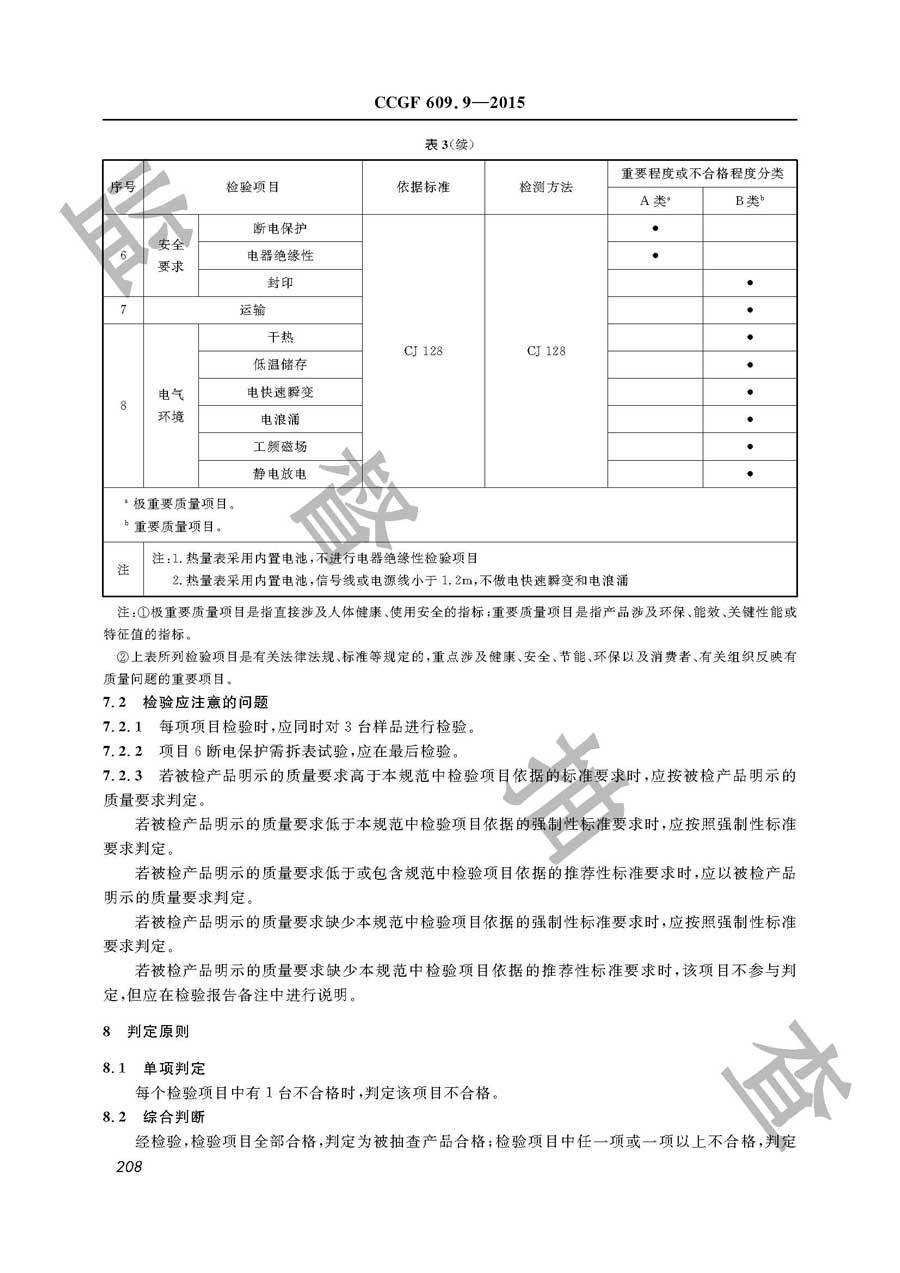 热量表产品质量雷竞技新官网实施规范