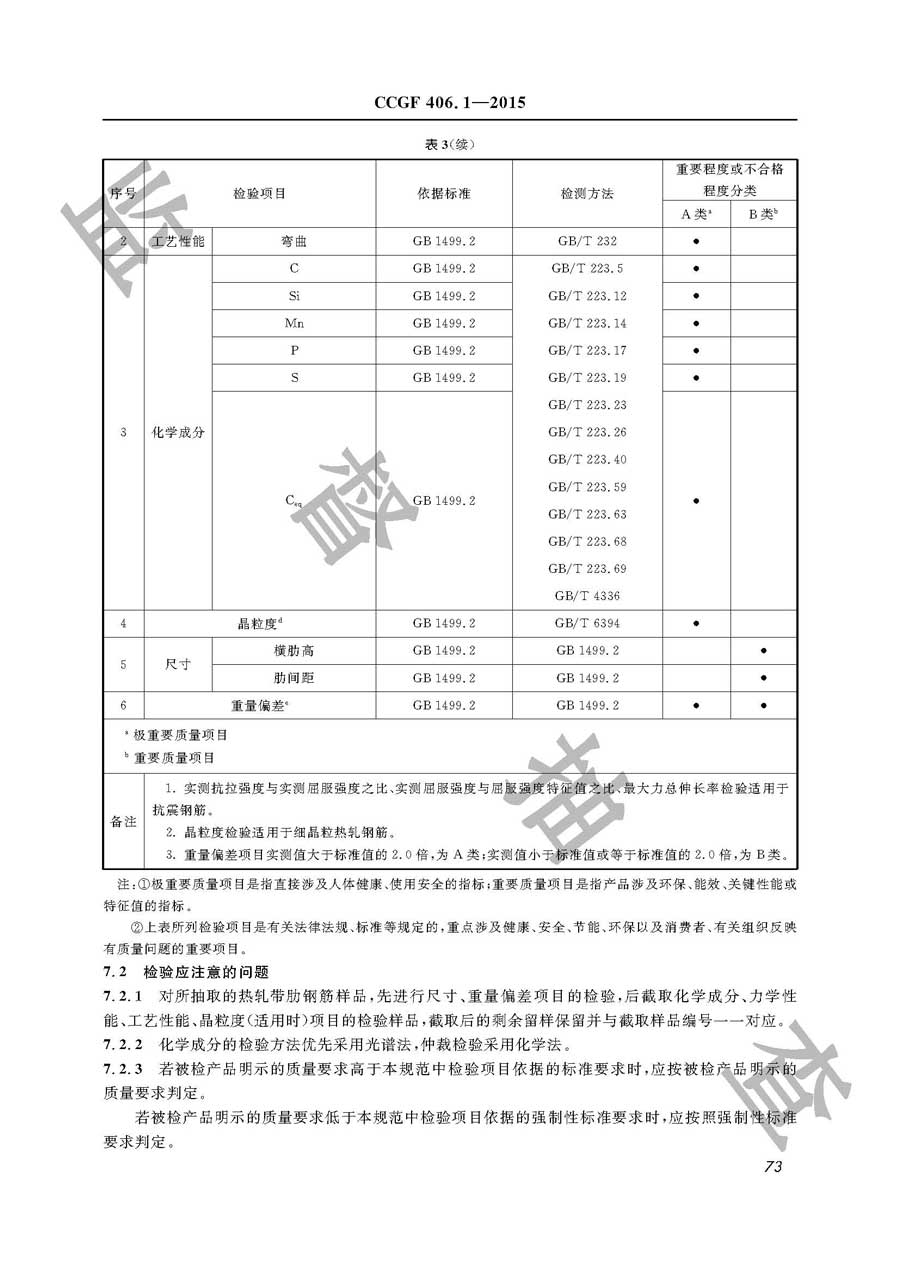 热轧带肋钢筋产品质量雷竞技新官网实施规范