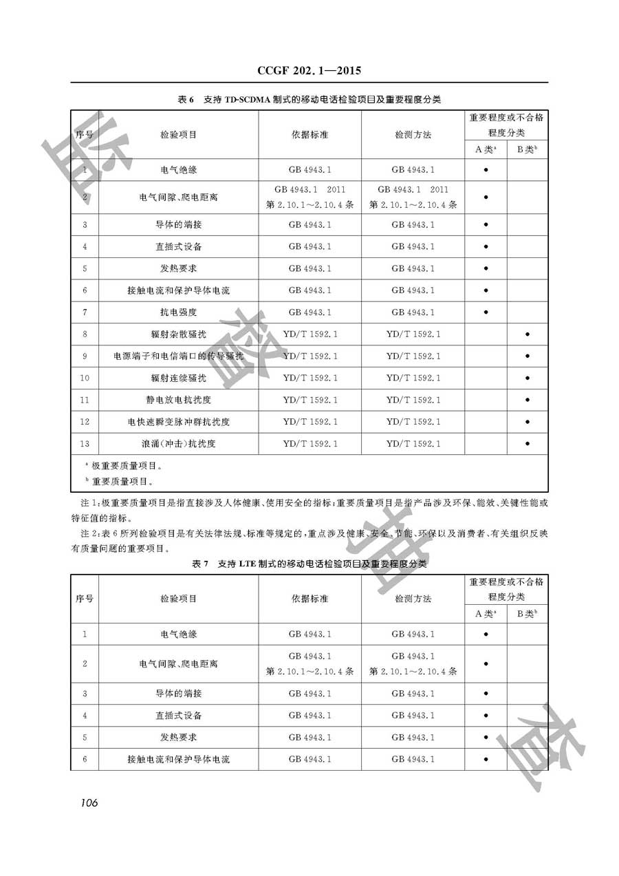 移动电话产品质量雷竞技新官网实施规范